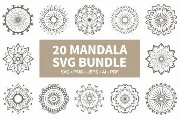Download Elegant Mandala SVG Bundle - Mandala svg Collection