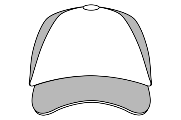 Download Clean Baseball Hat Template. Textile Cap - Template Collection