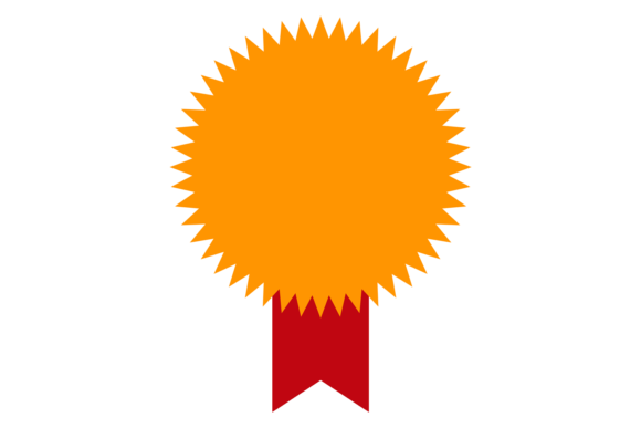 Download Decorative Round Badge Template. Yellow - Template Collection