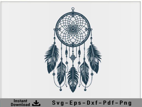 Download Dreamcatcher SVG Vector Silhouette File - Premium Resources