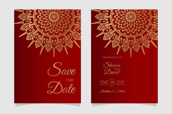 Download Golden Mandala Invitation Card Template - Template Collection